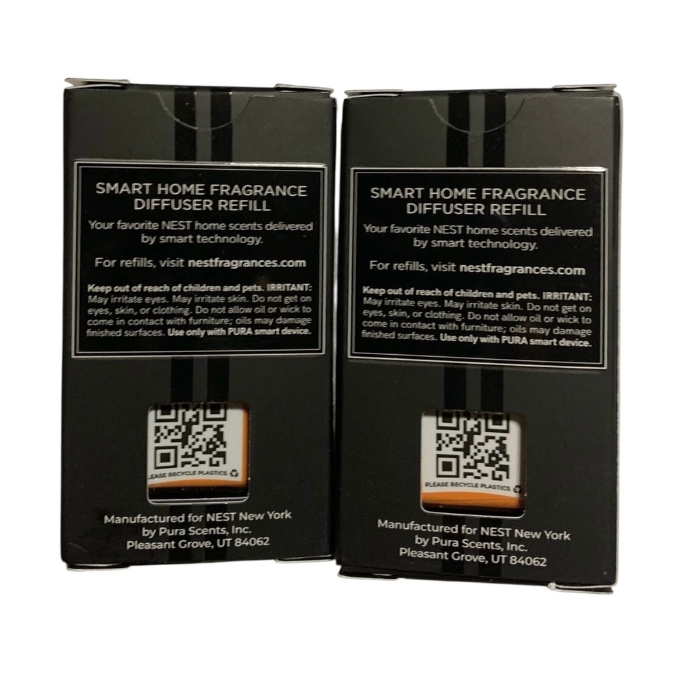 2x NEST New York Pura Diffuser Refills Pumpkin Chai Scent 0.33oz Each NEW Sealed - Picture 2 of 2